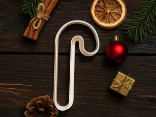 Christmas Candy Cane Cookie Cutter