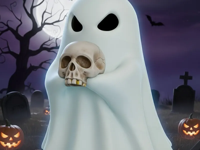 PHANTOM WITH A SKULL - GHOST