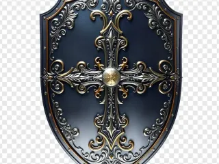 logo escudo medieval 