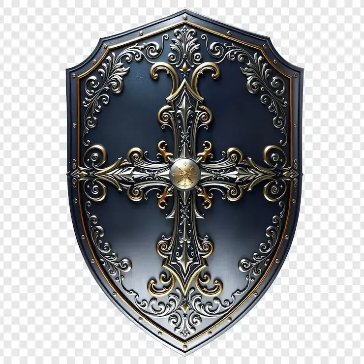 logo escudo medieval 