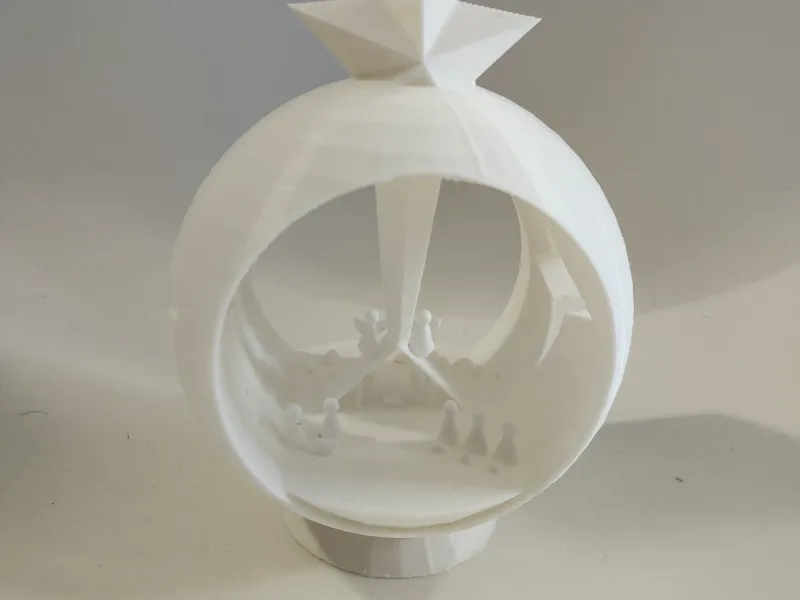 Ёлочная игрушка «Рождественская сцена»