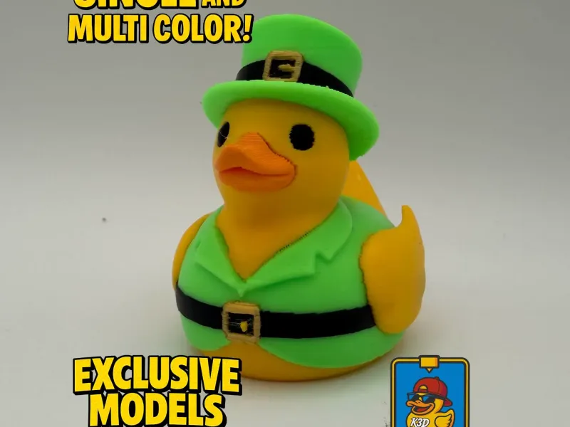 St. Patrick's Day Jeep Duck