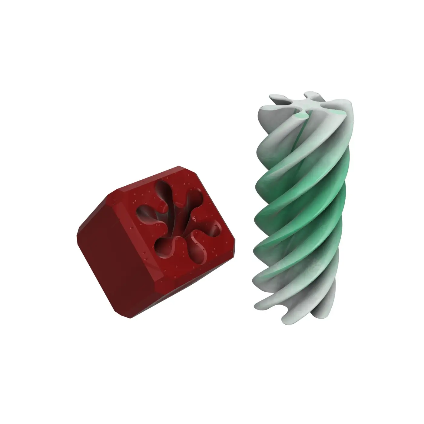 Quiet / Silent Spiral Twist Fidget