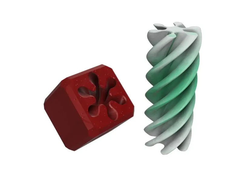 Quiet / Silent Spiral Twist Fidget