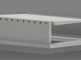 MacBook Air 13" Laptop Stand 3D Printable with storage tray-1
