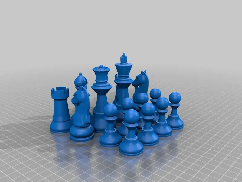 Set de șah - Print Friendly