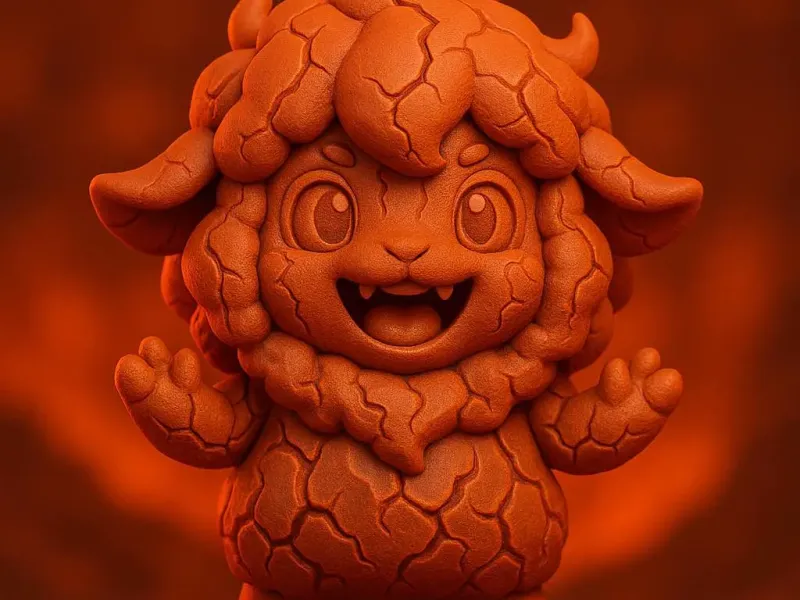 Elemental Chibi Magma (Sheep Edition)