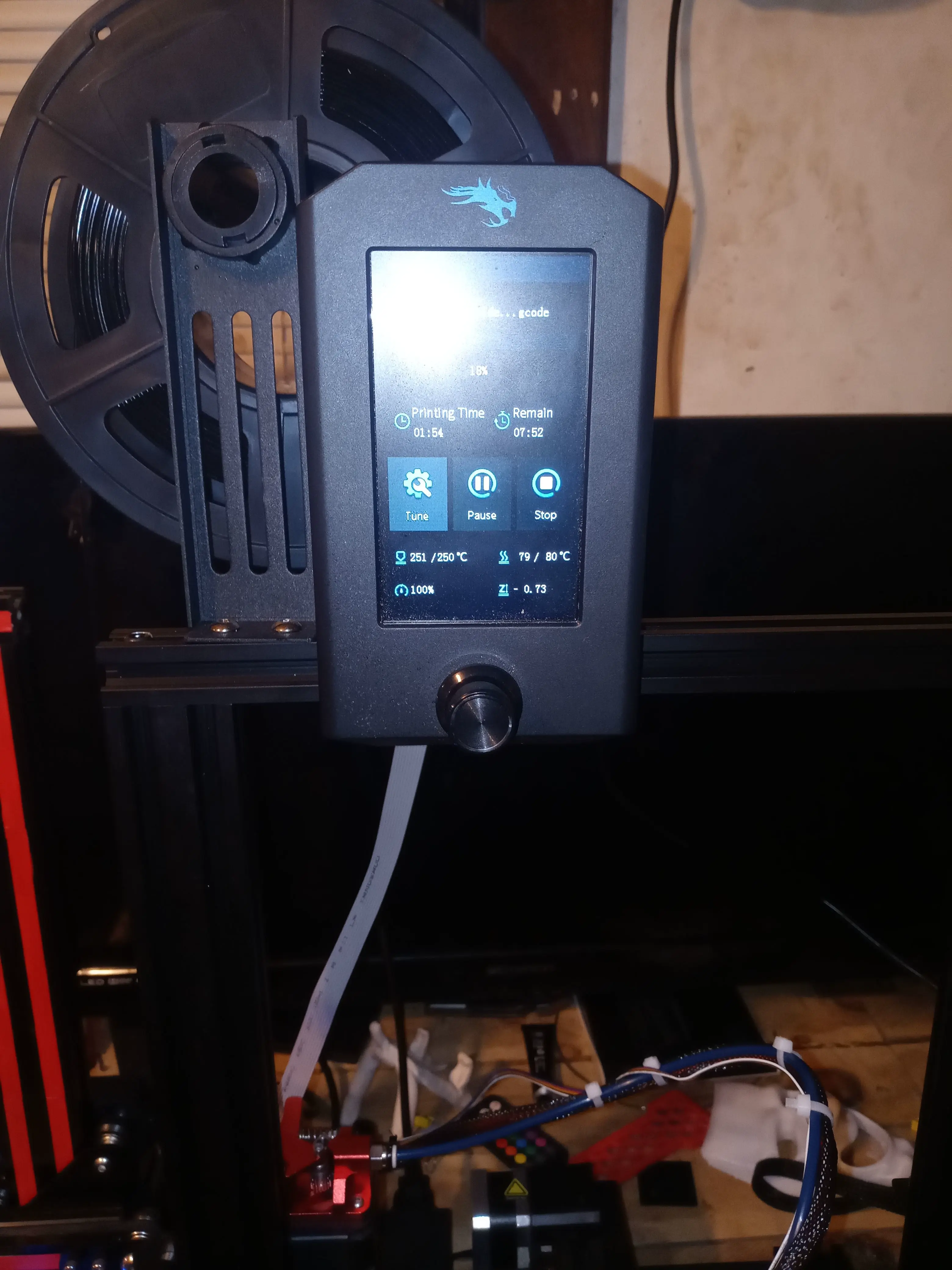 ender 3v2 screen relocation