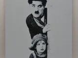 Charlie Chaplin in the movie The Kid - Hueforge-0