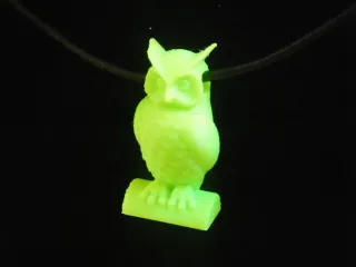 Front-facing Owl necklace