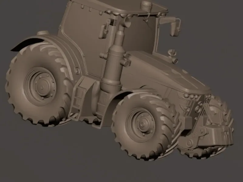 john deere traktör stl Tractor