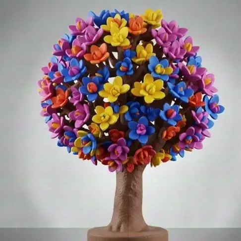 Arvore da vida - O inicio - arte abstrata - decoração