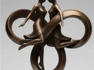 Balé do infinito - escultura arte e decoração