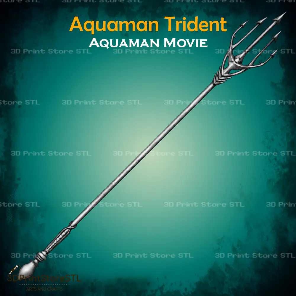 Trident Cosplay Aquaman Movie - STL File
