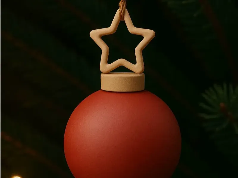 Basic christmas ball - Bola navideña basica