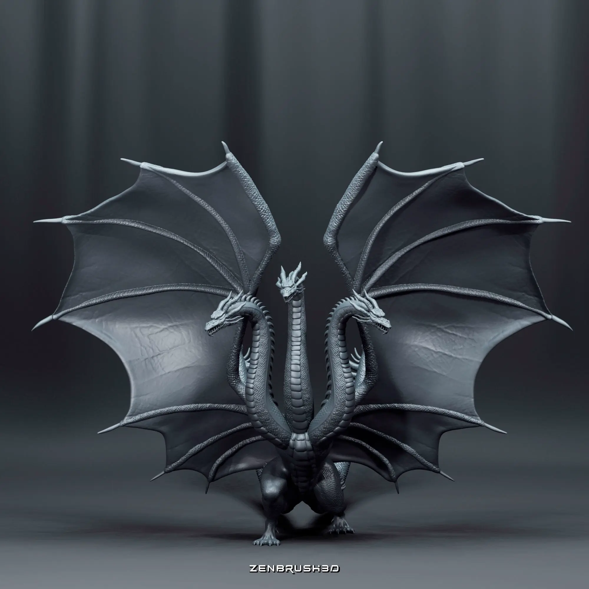 KING GHIDORAH - GODZILLA 3D PRINTING