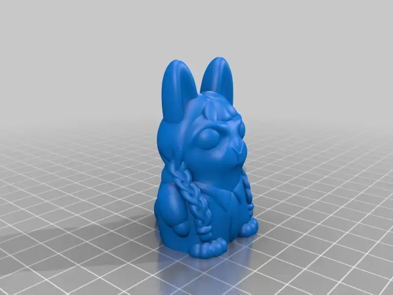 Wednesday Adams Bunny with Bangs
