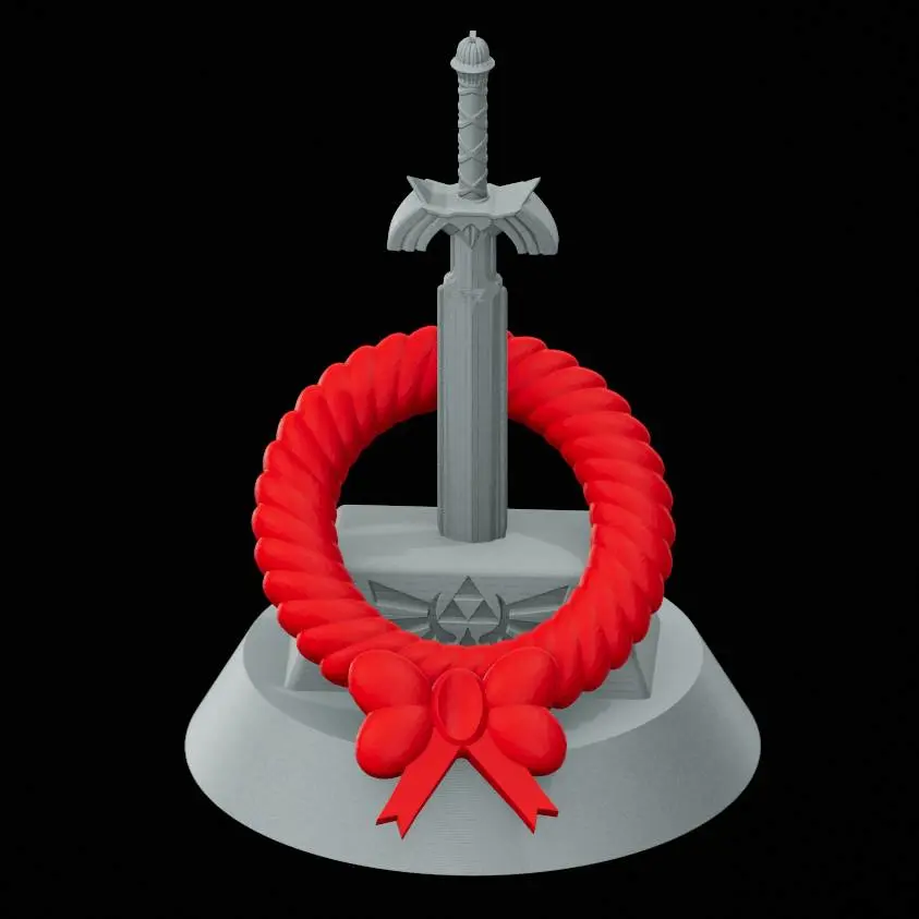 Master Sword Christmas Wreath | Zelda Ornament | Funforma HN