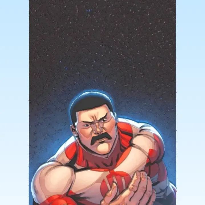 Invincible Thragg Space Art