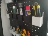Shelf Version Pegboard Storage Boxes and Hooks-1