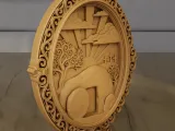 Easter Empty Tomb Layered Oval STL-8