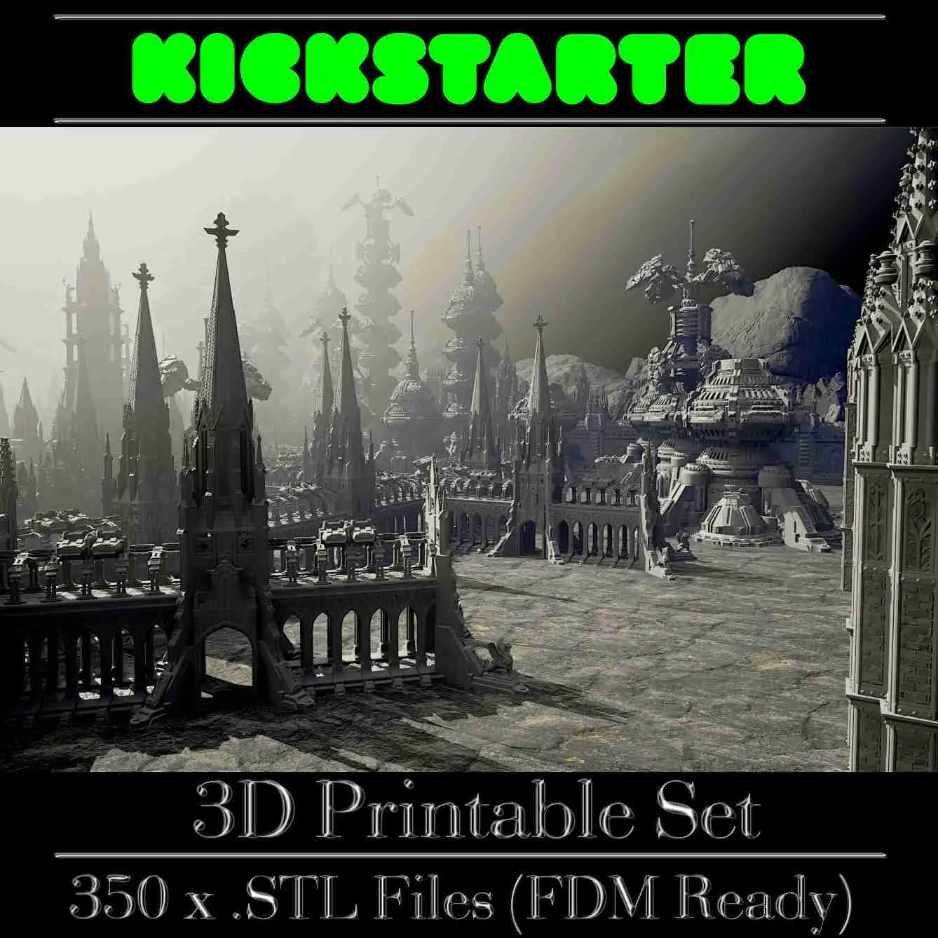 GrimDark Terrain (Essential Pack) (Free Sample) Kickstarter