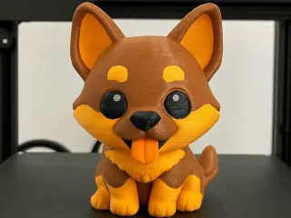 Chibi Cachorro Pastor Alemán