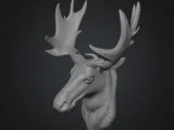 Moose head wall decor-1