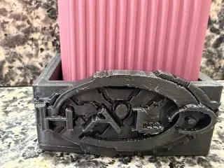 Bath and body works foamer holder with halo logo