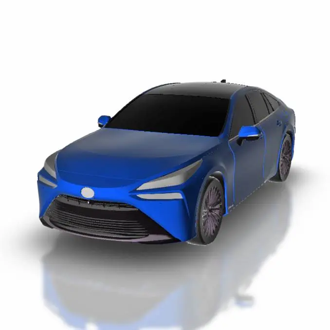 Vehicles Machinery STL Download Toyota Mirai 2021by 3DCARSALON
