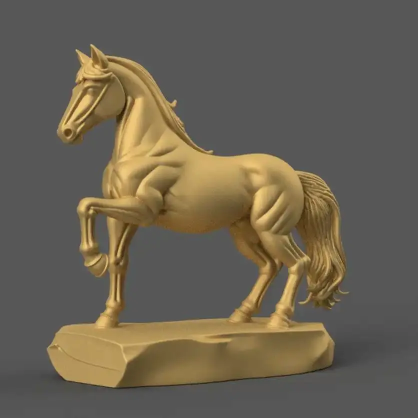 Majestic Horse Statue 3D Model STL File