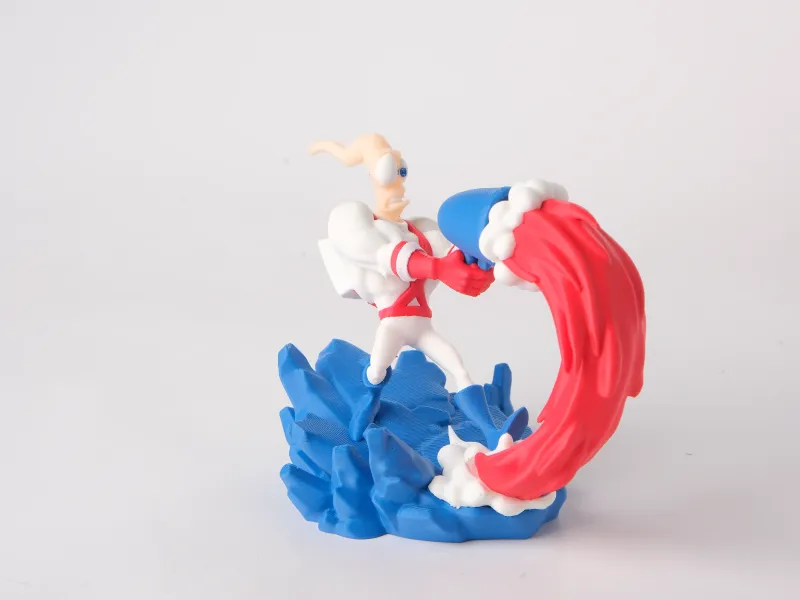 Figurine de collection Earthworm Jim - Pose d'action emblématique