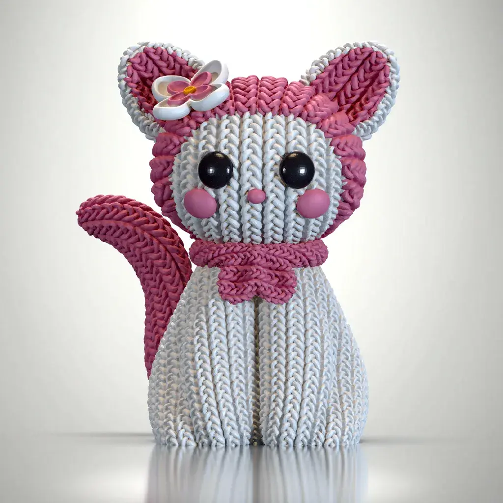 Knitted Cat