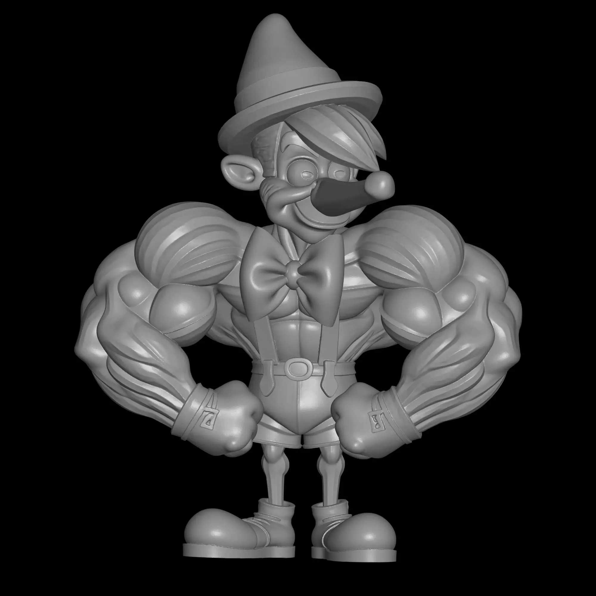 Fitness pinocchio design