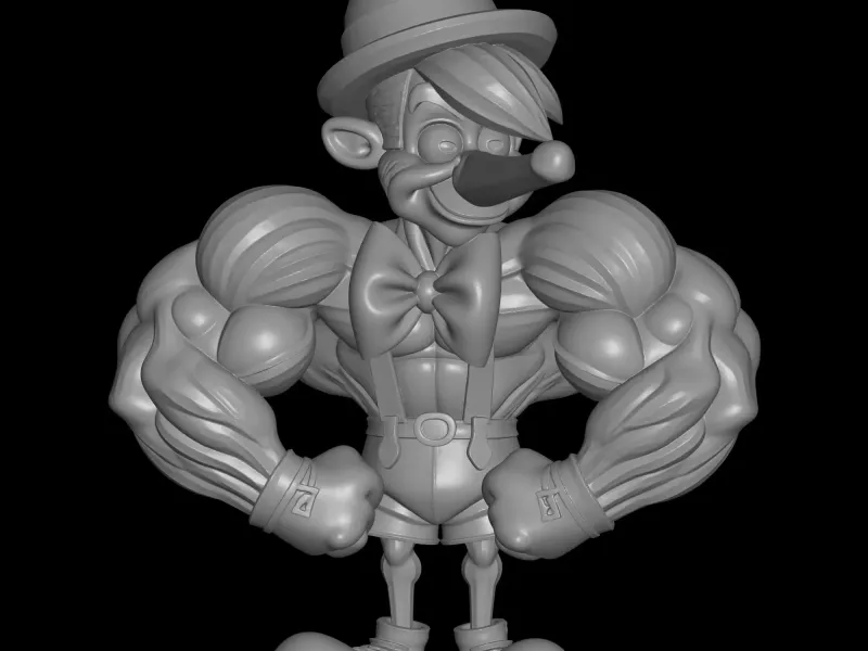 Fitness pinocchio design