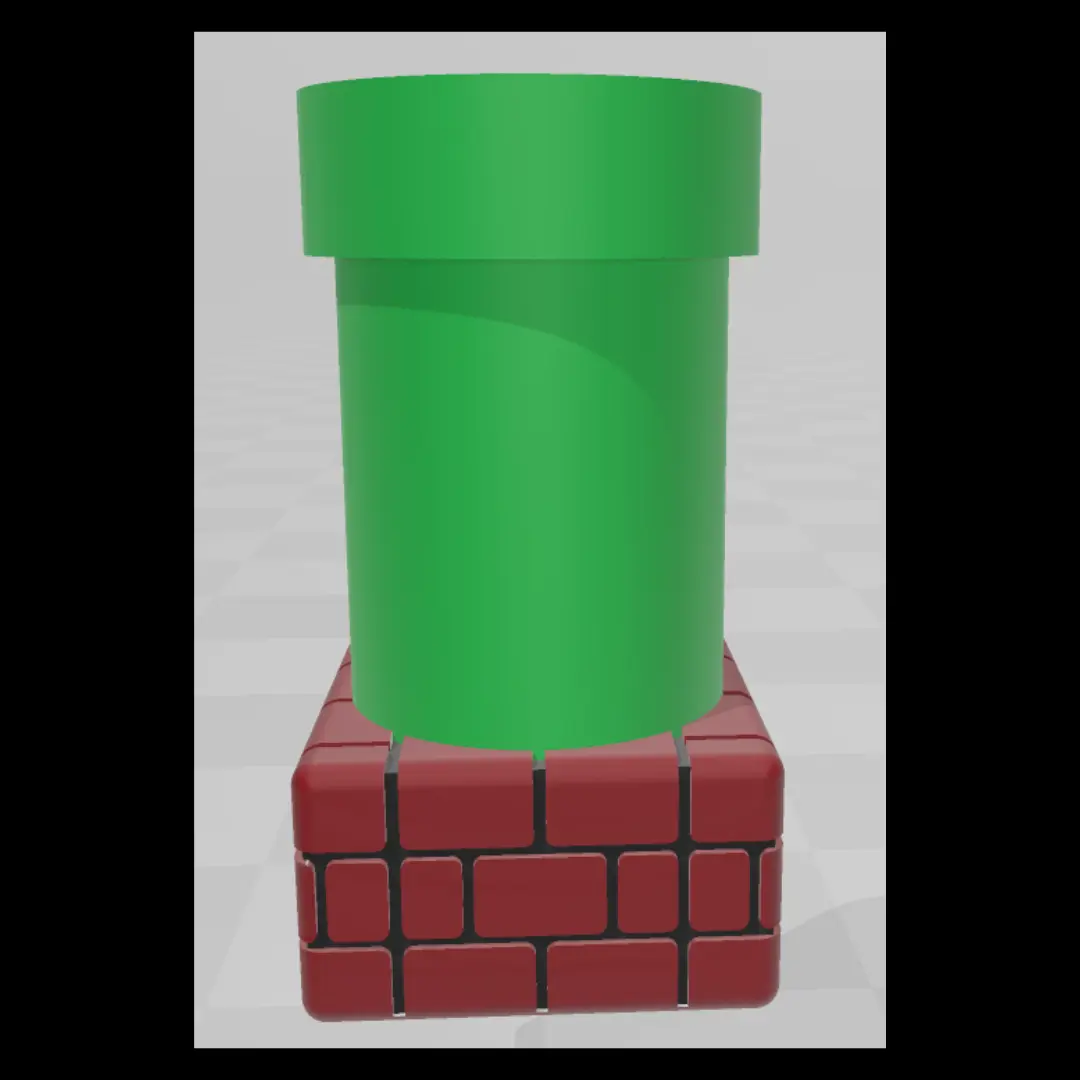Super Mario Pipe Monster Koozie