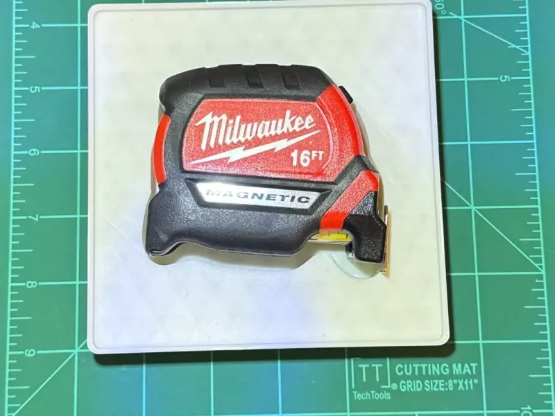 Contenedor Gridfinity para cinta métrica Milwaukee 16' 48-22-0316