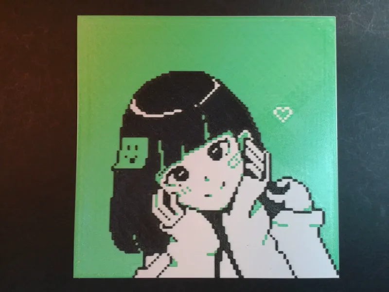 Fall in 2-bit love, by arts.of.win, with 2 filament changes