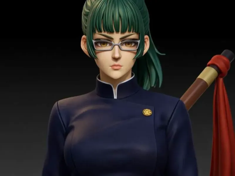 Maki Zenin - Jujutsu Kaisen - STL listo para impresión 3D