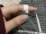 Yarn ring/knitting finger holder tool-2