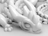 Mafsallı Ejderha 005 STL dosyası 3D baskı için hazır-3