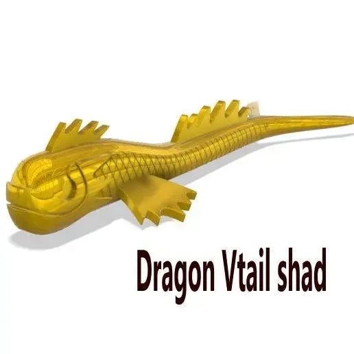 dragon vtail shad softbait 180mm