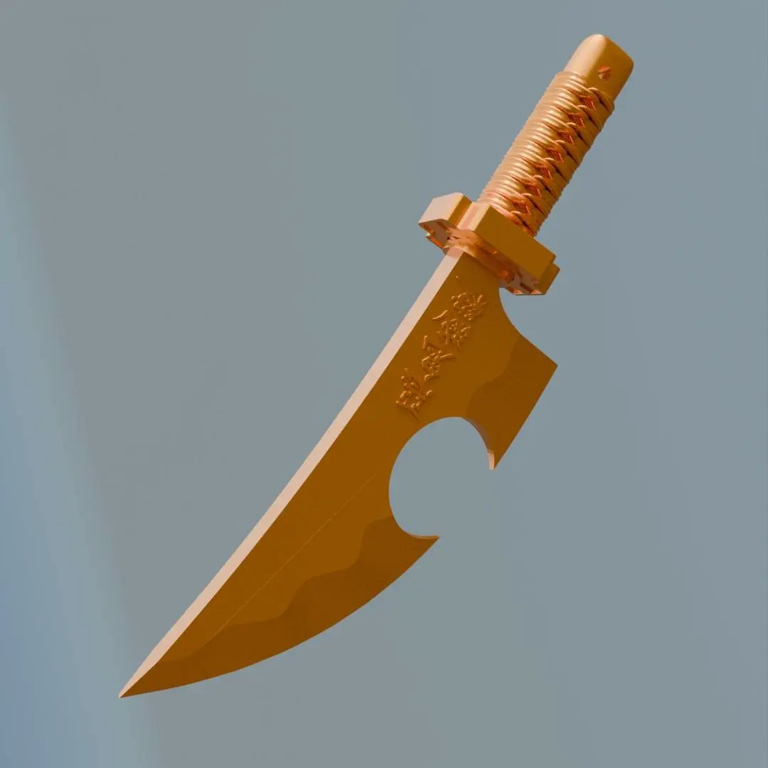 Nichirin Sword Uzui Tengen Keychain Pendant Fan Art