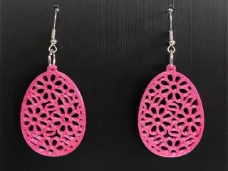 Easter egg earrings
