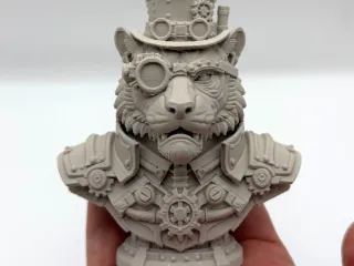 Tiger Steampunk Bust