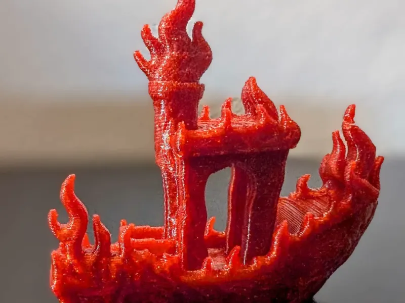 Flame Benchy – De Brandende Testboot