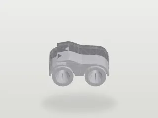 Toy Car with turning wheels