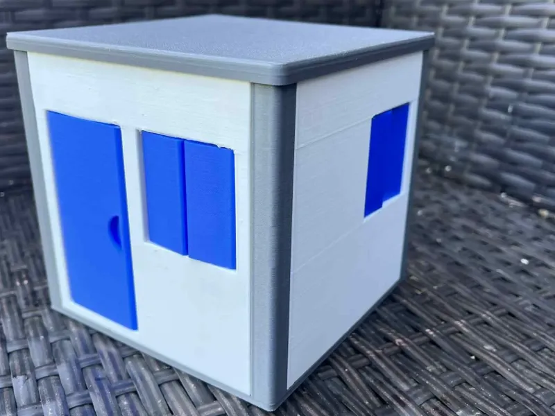 Box, cell for RC car, cart 1:10,1:12 (130x130)