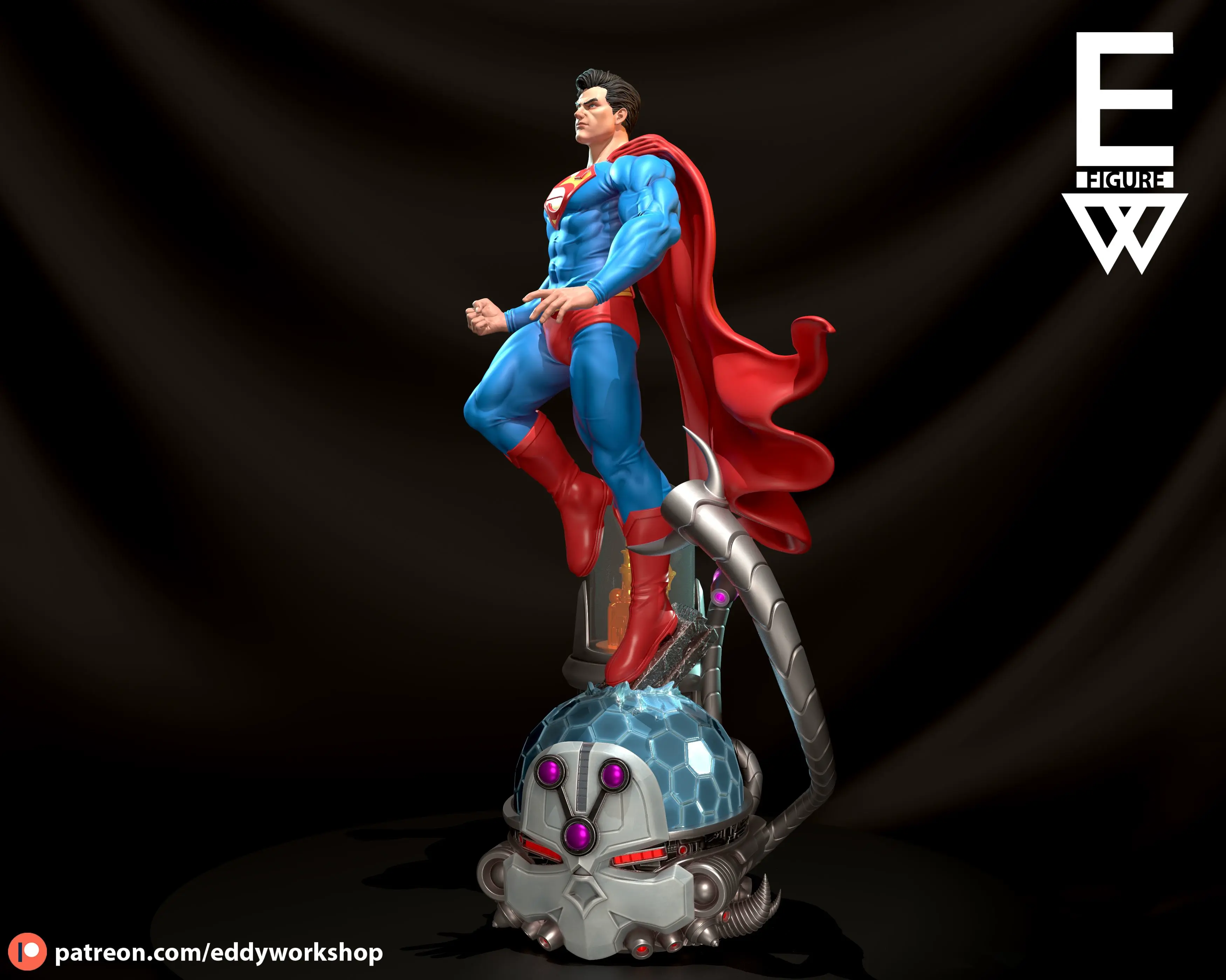 SUPERMAN - STL 3D LISTO PARA IMPRIMIR