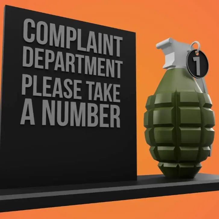 Complaints Dept. Grenade